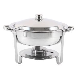 Round Silver Buffet Chafing Dish - (Call for Price)