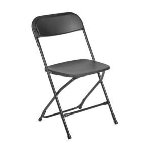 Plastic Folding Chair – Black - (Call for Price)