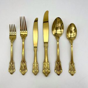 Classic Gold Flatware Set - (Call for Price)