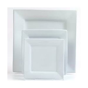 White Square Plates - (Call for Price)